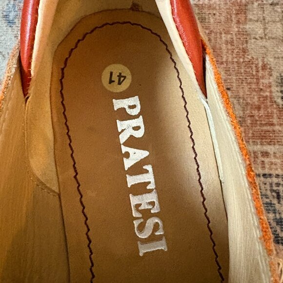 Pratesi Suede & Leather Mens Shoes - Picture 9 of 10